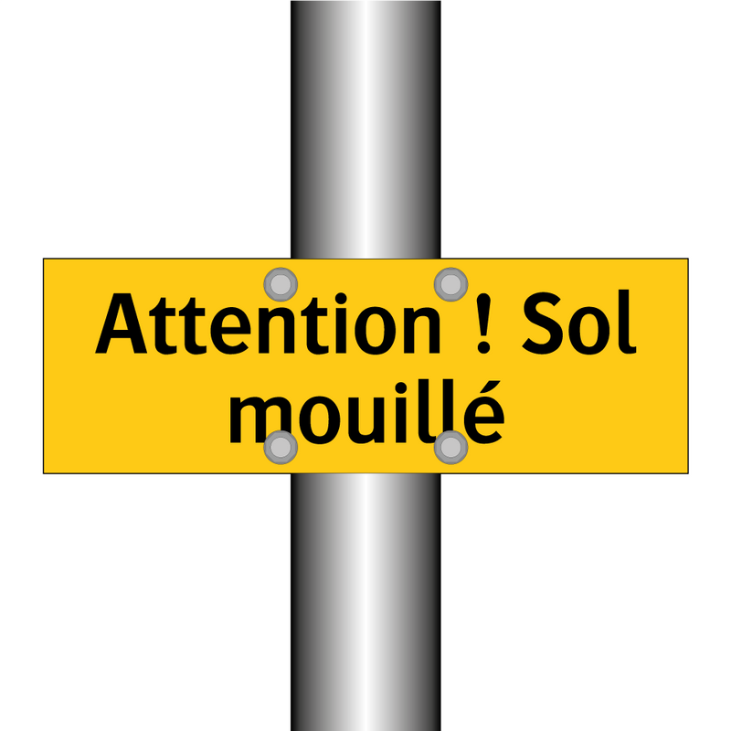 Attention ! Sol mouillé