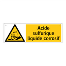 Acide sulfurique liquide corrosif