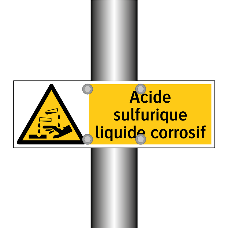Acide sulfurique liquide corrosif