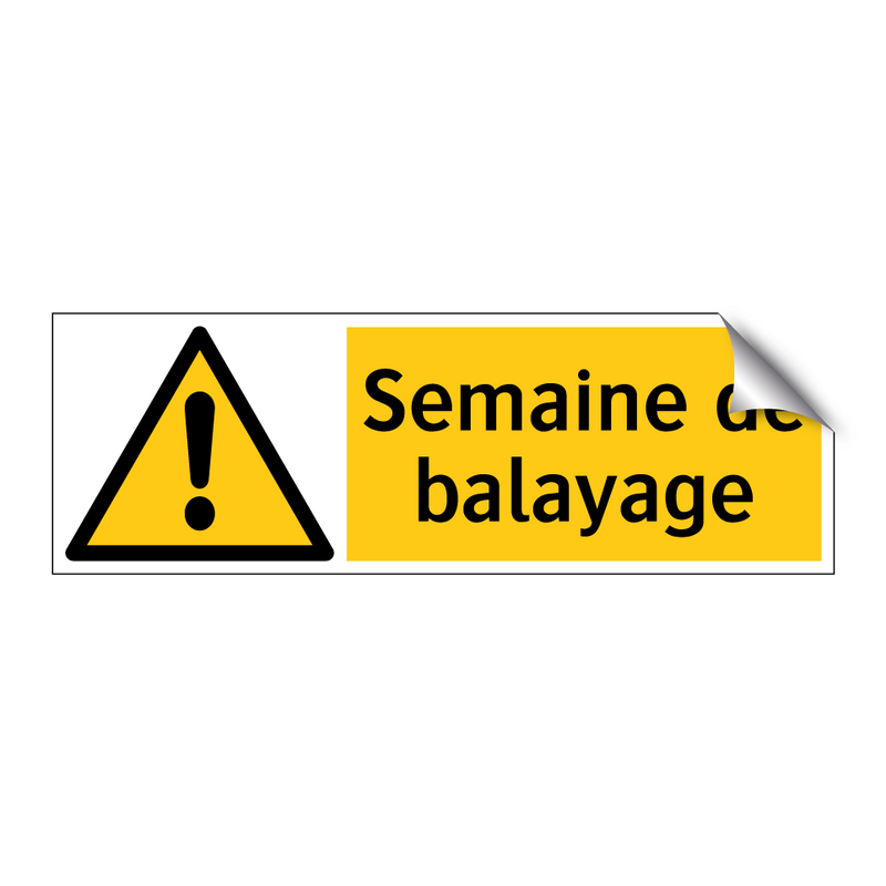 Semaine de balayage