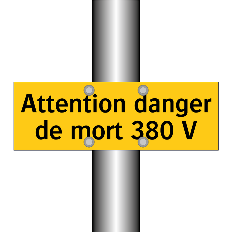 Attention danger de mort 380 V