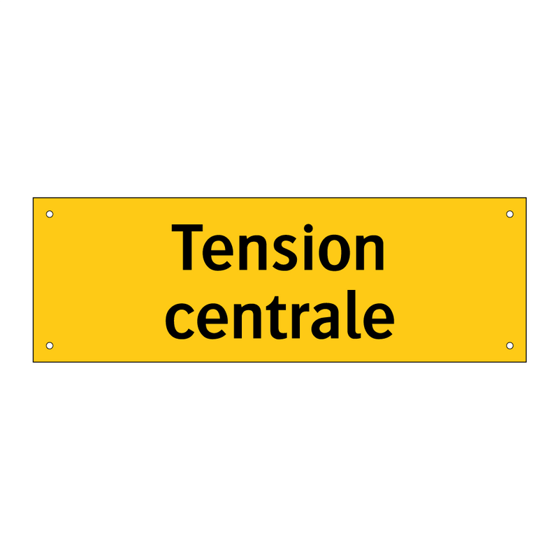 Tension centrale