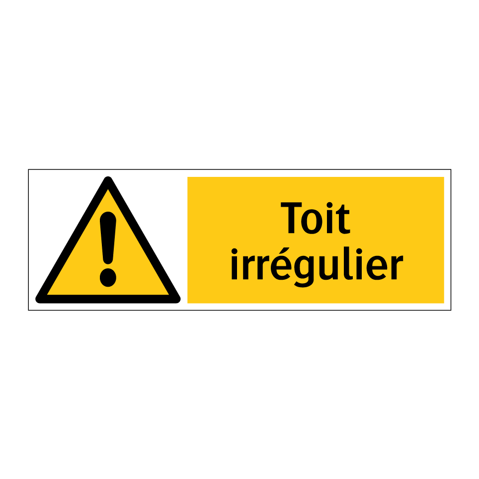 Toit irrégulier
