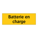 Batterie en charge