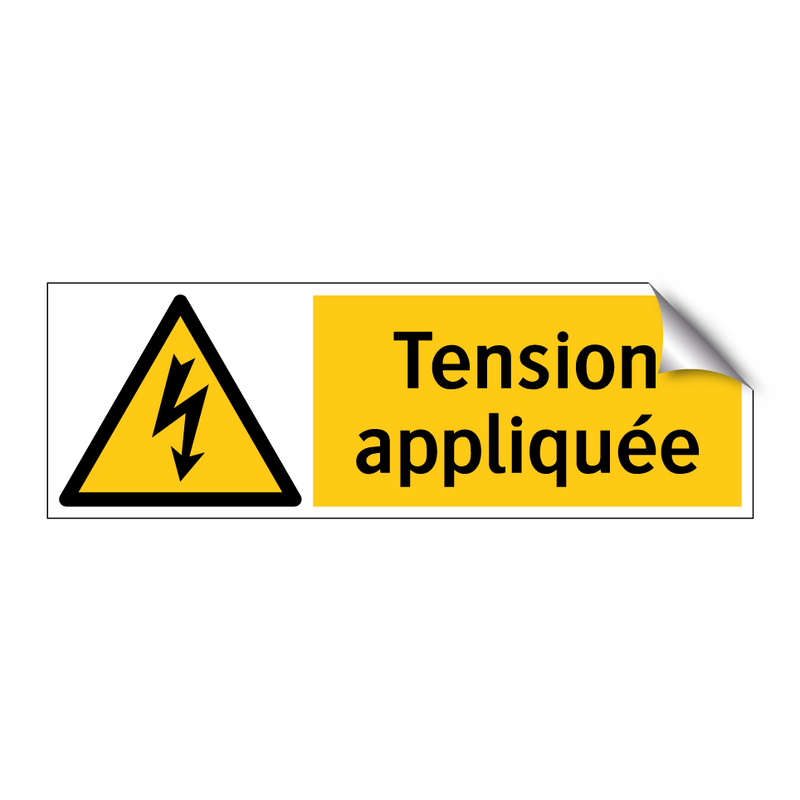 Tension appliquée