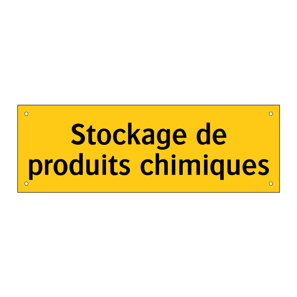 Stockage de produits chimiques