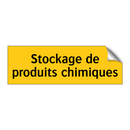 Stockage de produits chimiques