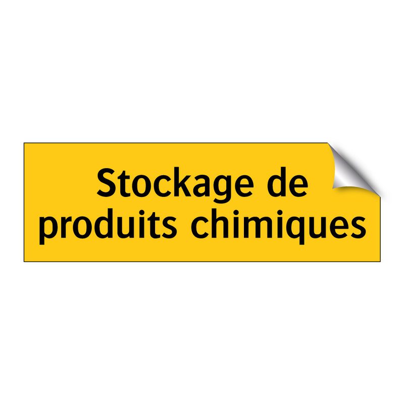 Stockage de produits chimiques