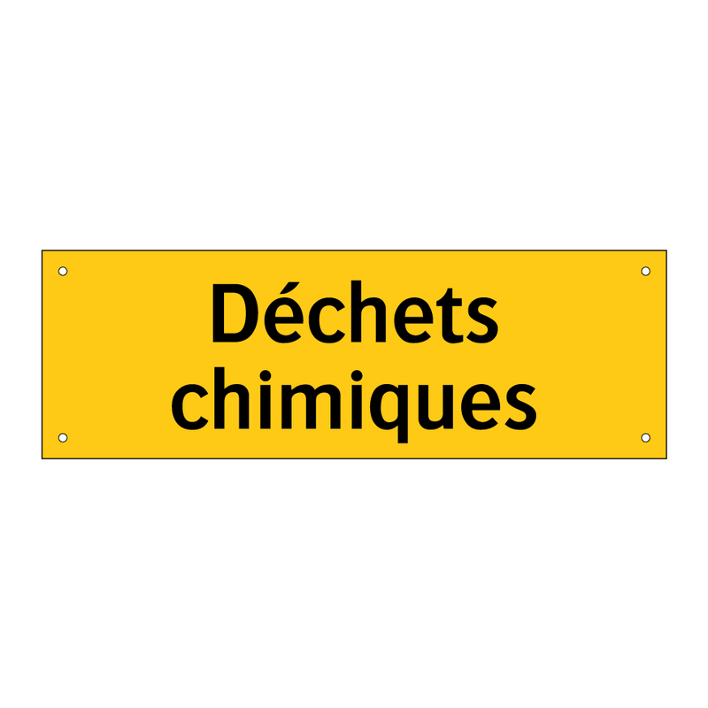 Déchets chimiques