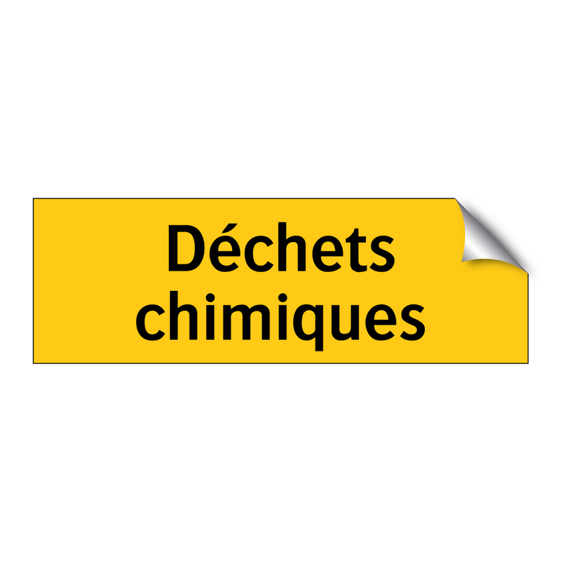 Déchets chimiques