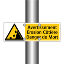 Avertissement Érosion Côtière Danger de Mort