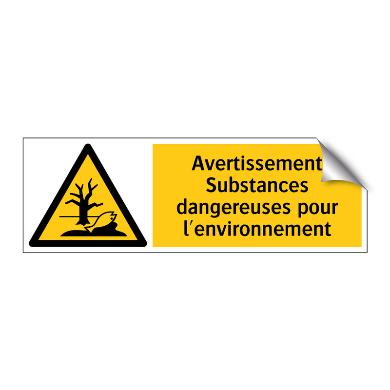Avertissement Substances dangereuses pour l'environnement