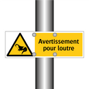 Avertissement pour loutre