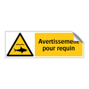Avertissement pour requin