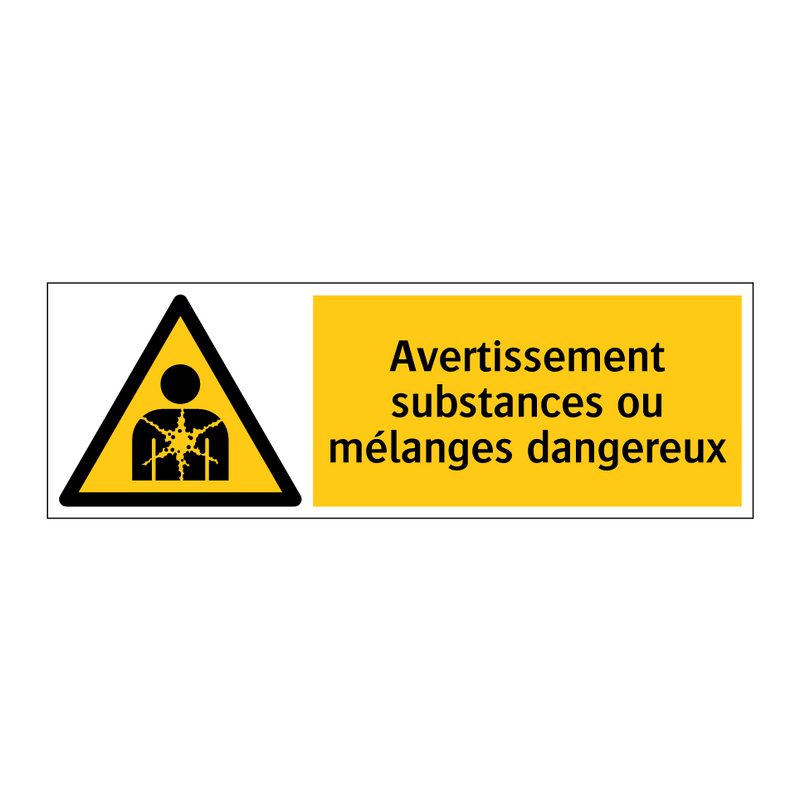 Avertissement substances ou mélanges dangereux