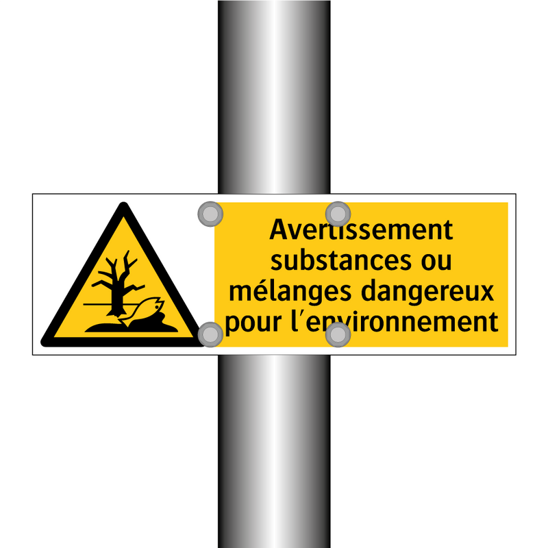 Avertissement substances ou mélanges dangereux pour l'environnement