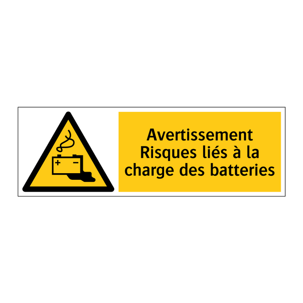 Avertissement Risques liés à la charge des batteries