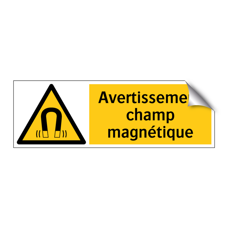 Avertissement champ magnétique