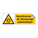 Avertissement de démarrage automatique