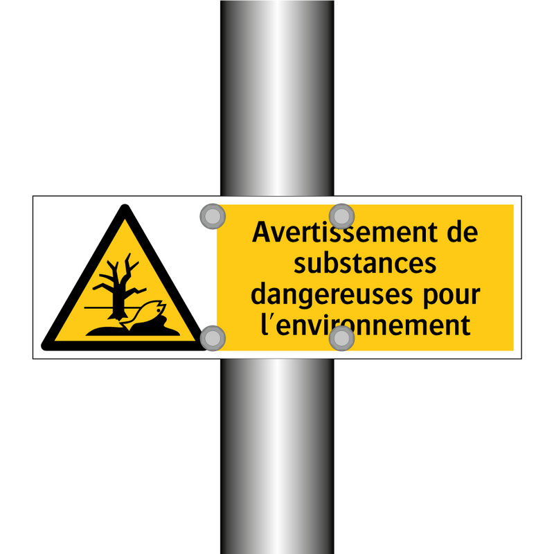 Avertissement de substances dangereuses pour l'environnement