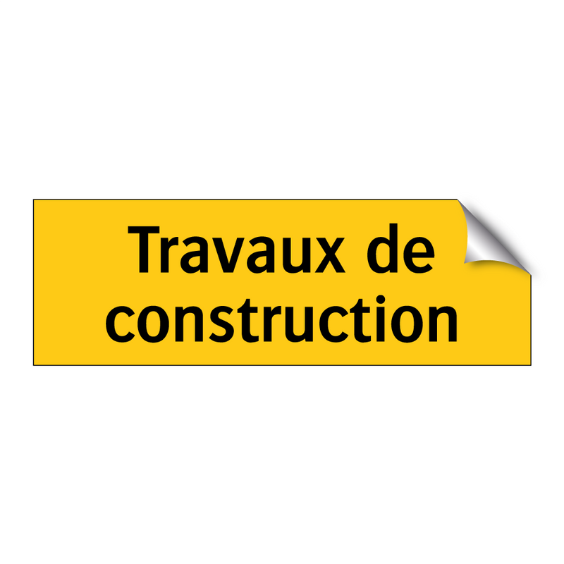 Travaux de construction