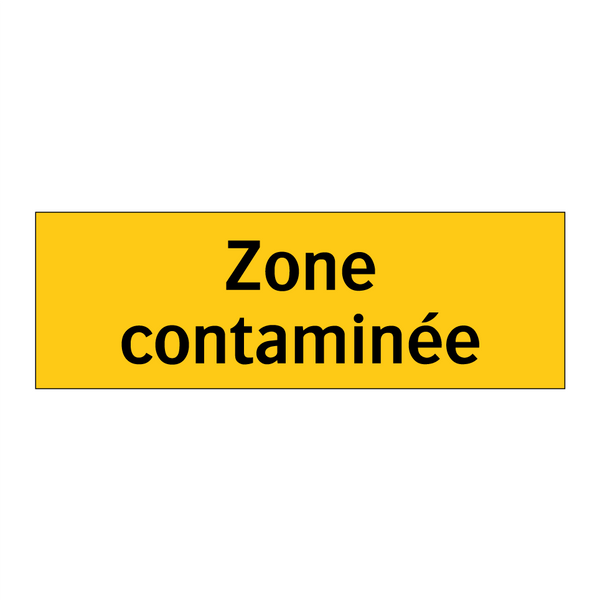 Zone contaminée
