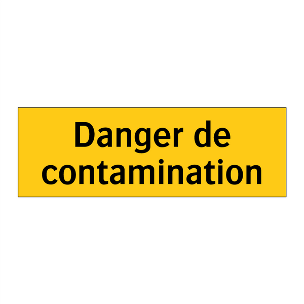 Danger de contamination