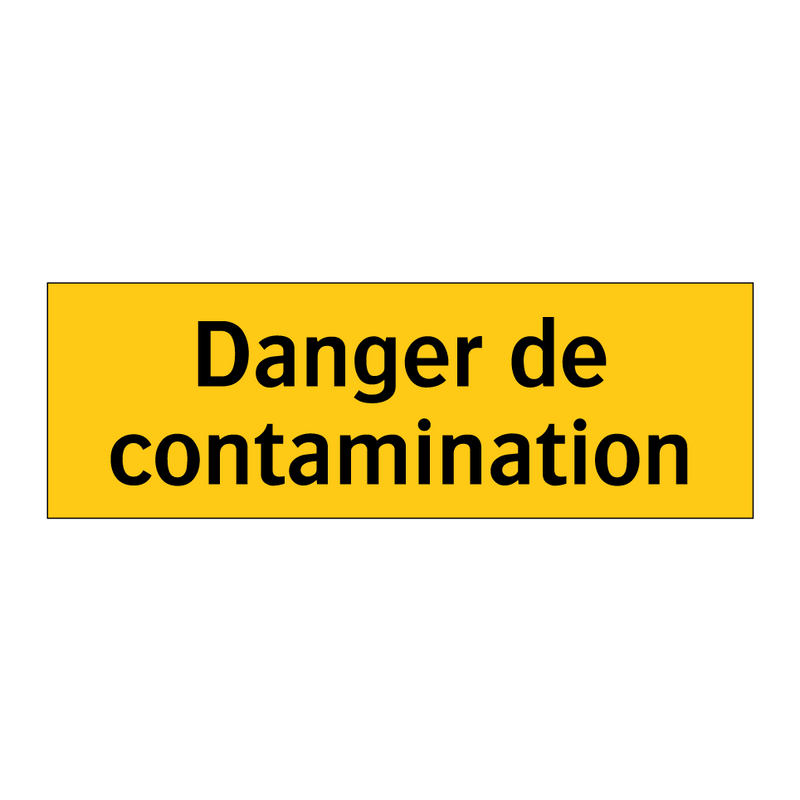 Danger de contamination