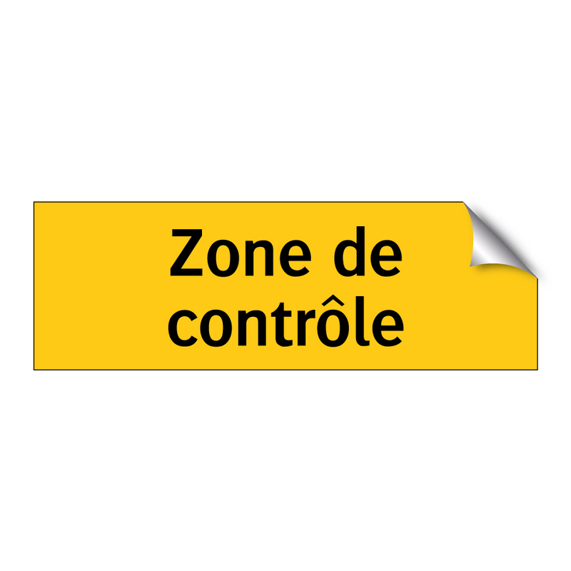 Zone de contrôle