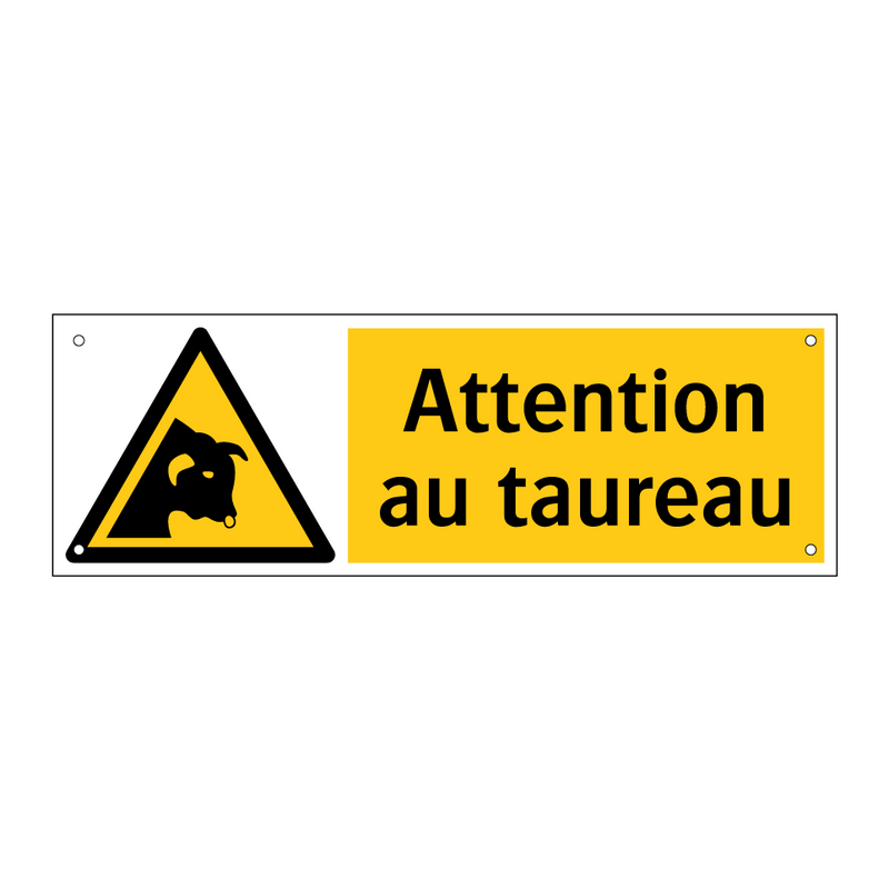 Attention au taureau