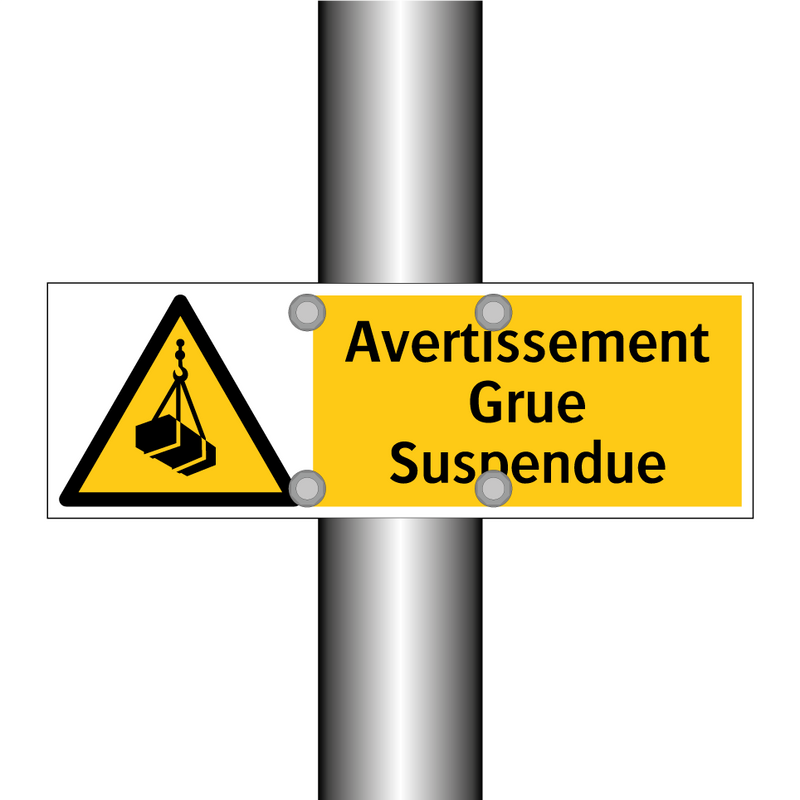 Avertissement Grue Suspendue