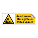 Avertissement Mer agitée ou fortes vagues