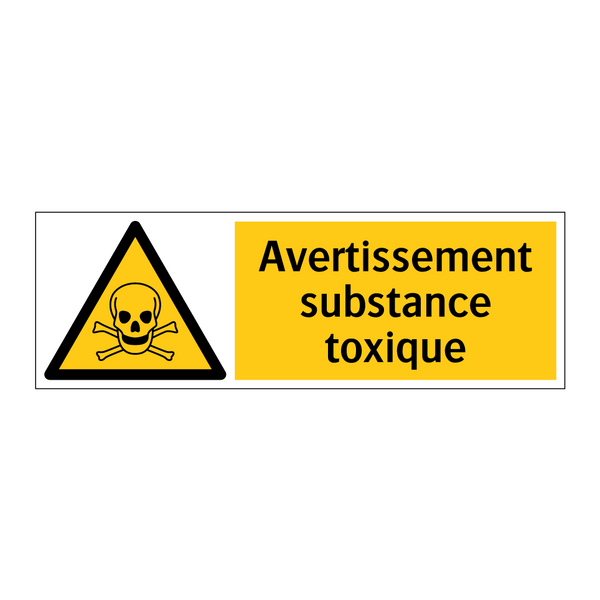 Avertissement substance toxique