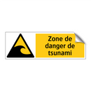 Zone de danger de tsunami