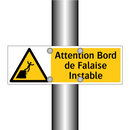 Attention Bord de Falaise Instable