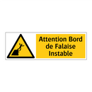 Attention Bord de Falaise Instable