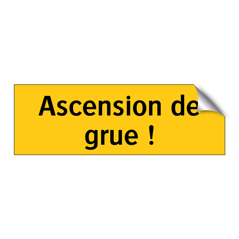 Ascension de grue !