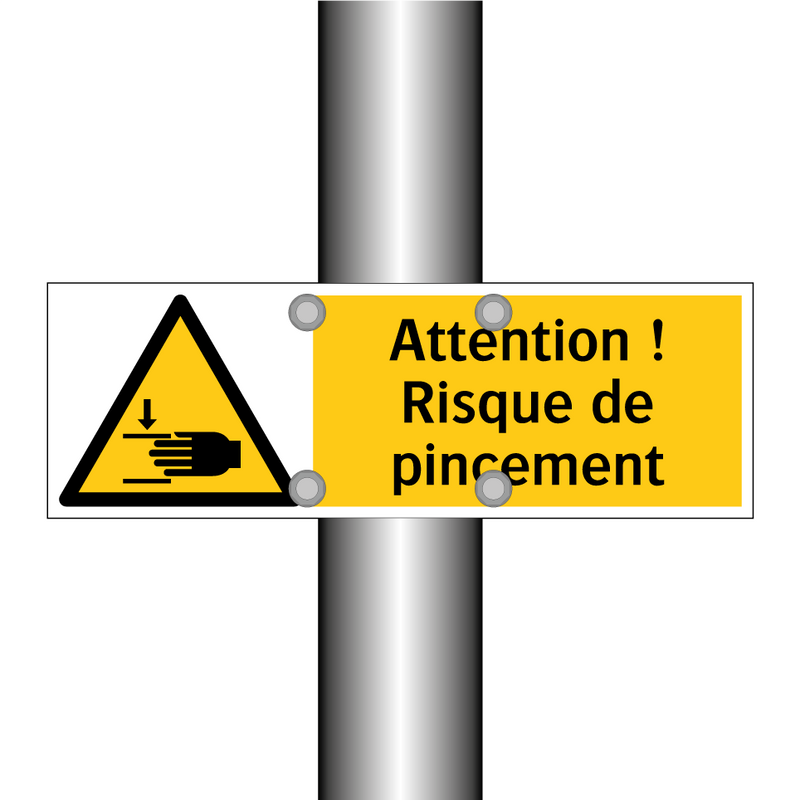 Attention ! Risque de pincement