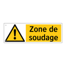 Zone de soudage