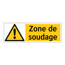 Zone de soudage