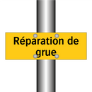 Réparation de grue