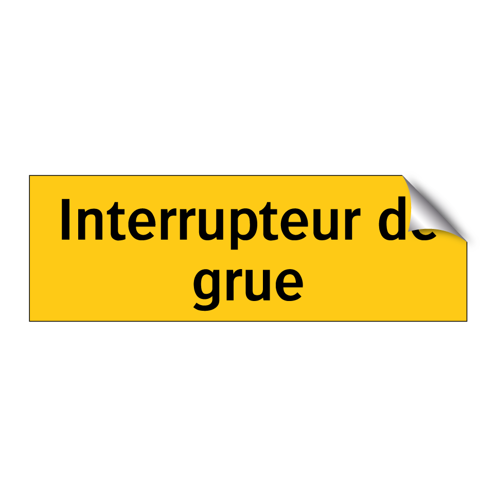Interrupteur de grue