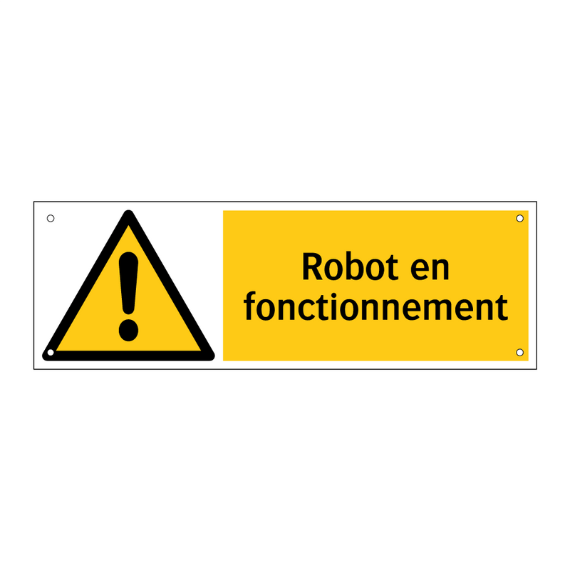 Robot en fonctionnement