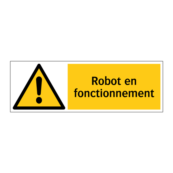 Robot en fonctionnement