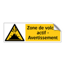Zone de volcan actif - Avertissement
