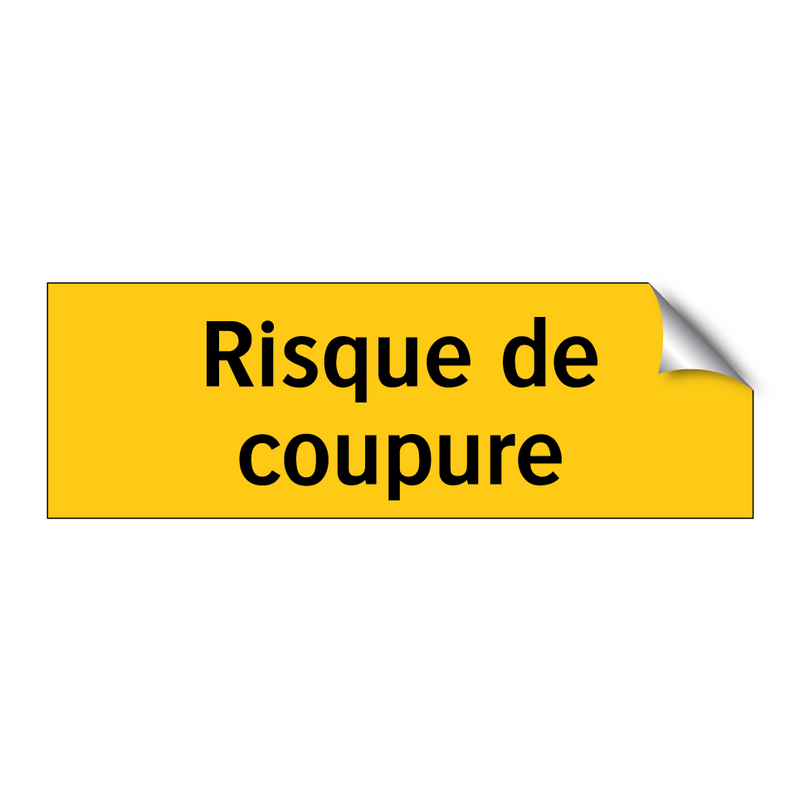 Risque de coupure