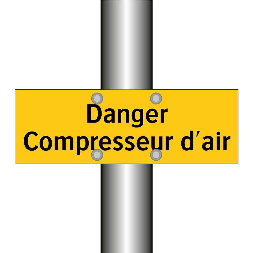 Danger Compresseur d'air