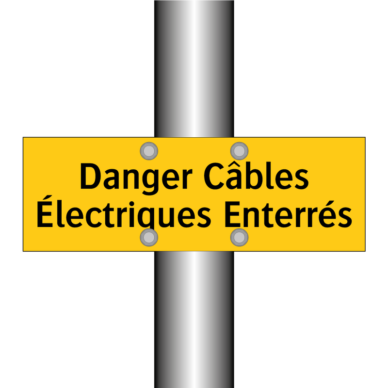 Danger Câbles Électriques Enterrés