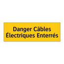 Danger Câbles Électriques Enterrés