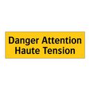 Danger Attention Haute Tension